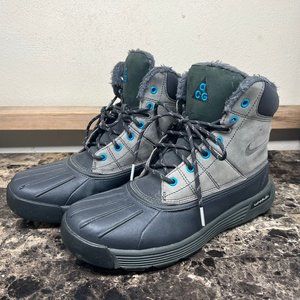 NIKE ACG Winter Boots Lace Up Lunarlon Women's Size 9 417724-004 EUC